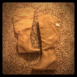 Laredo over the knee wedge boots